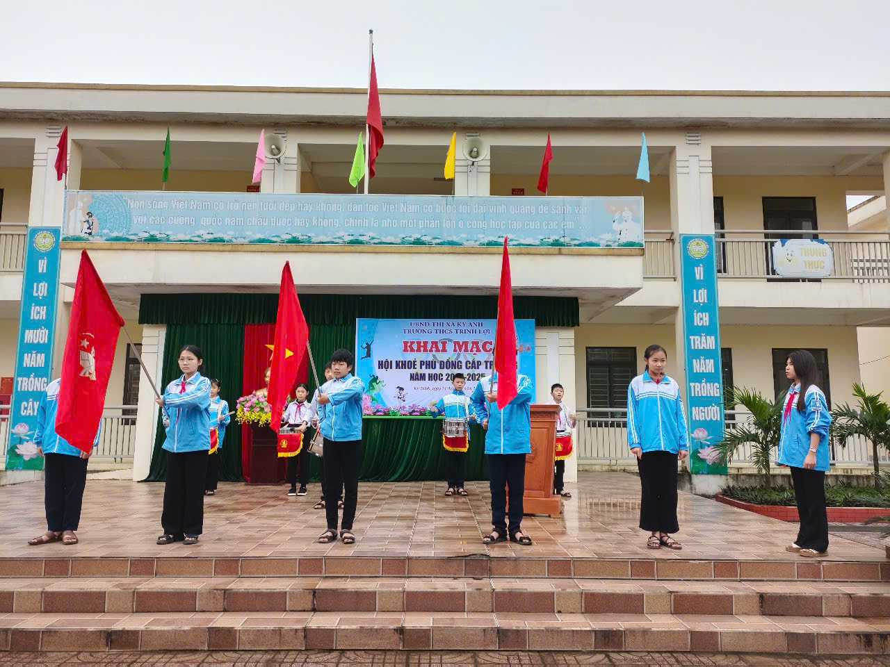 TRƯỜNG THCS TRINH LỢI – KHAI MẠC HỘI KHỎE PHÙ ĐỔNG NĂM HỌC 2024- 2025